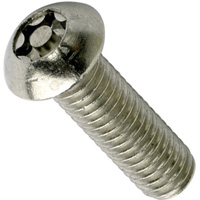6-32 X 1/4 TORX BUTT CAP TAMPER 18-8 SS